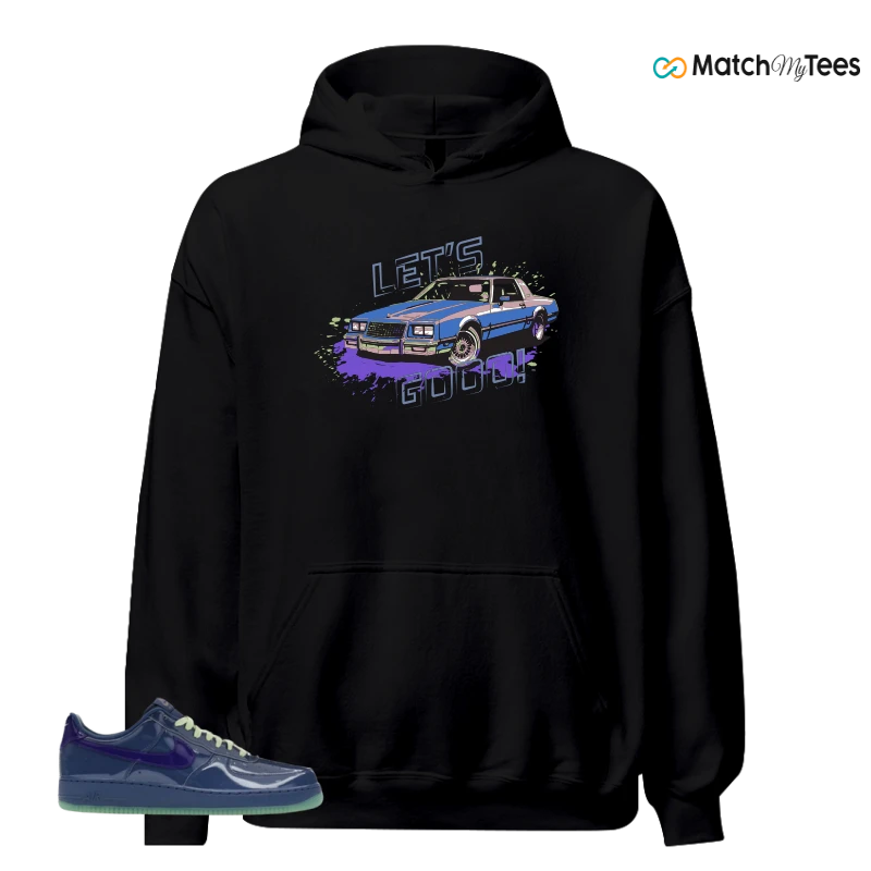 NIKE AIR FORCE 1 LOW PATENT LEATHER MYSTIC NAVY GRAPE ICE SNEAKER Matching Tees hoodie
