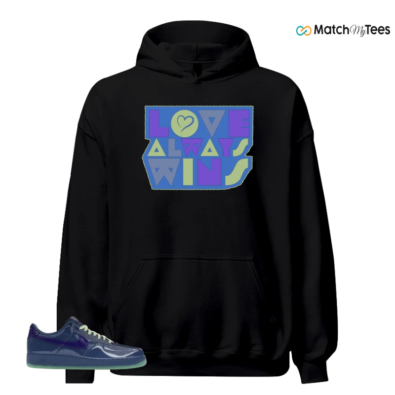 NIKE AIR FORCE 1 LOW PATENT LEATHER MYSTIC NAVY GRAPE ICE SNEAKER Matching Tees hoodie