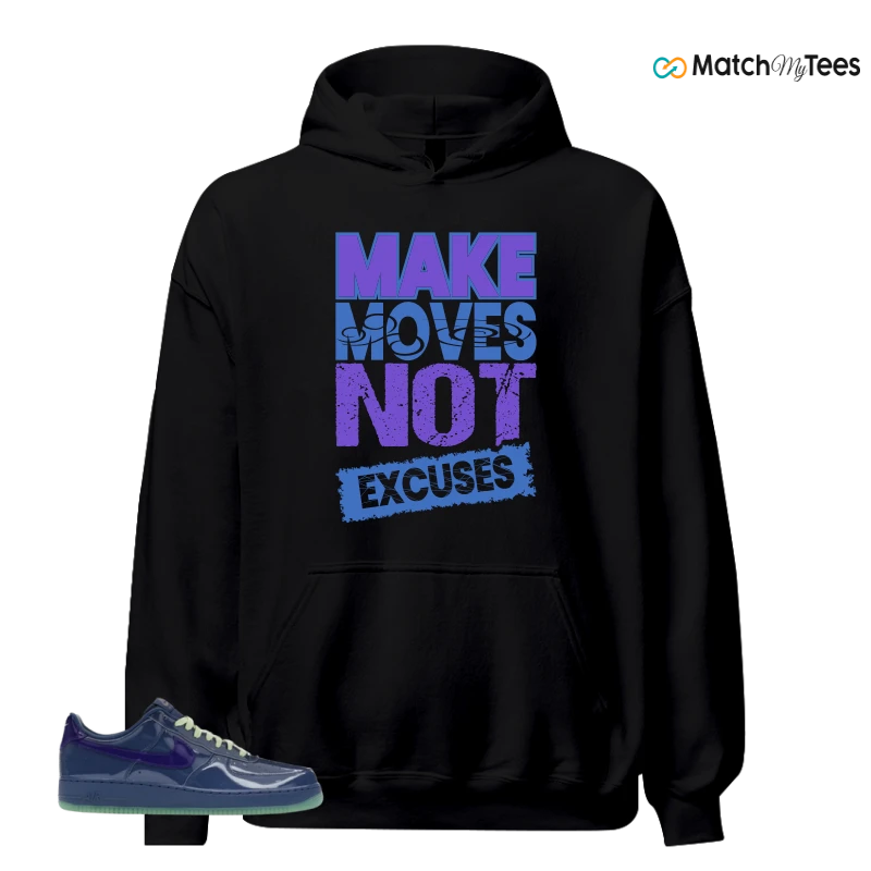 NIKE AIR FORCE 1 LOW PATENT LEATHER MYSTIC NAVY GRAPE ICE SNEAKER Matching Tees hoodie