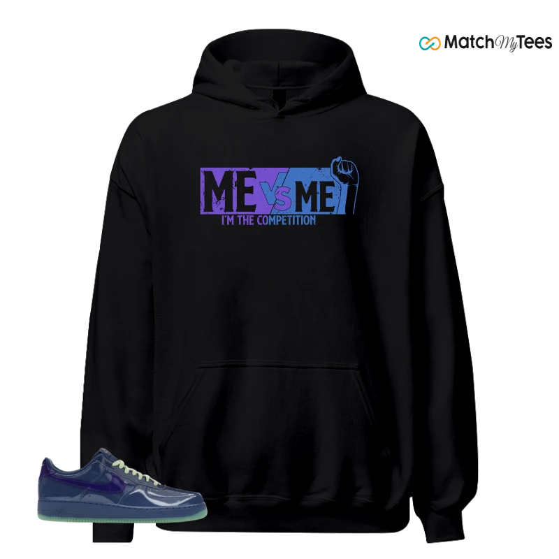NIKE AIR FORCE 1 LOW PATENT LEATHER MYSTIC NAVY GRAPE ICE SNEAKER Matching Tees hoodie