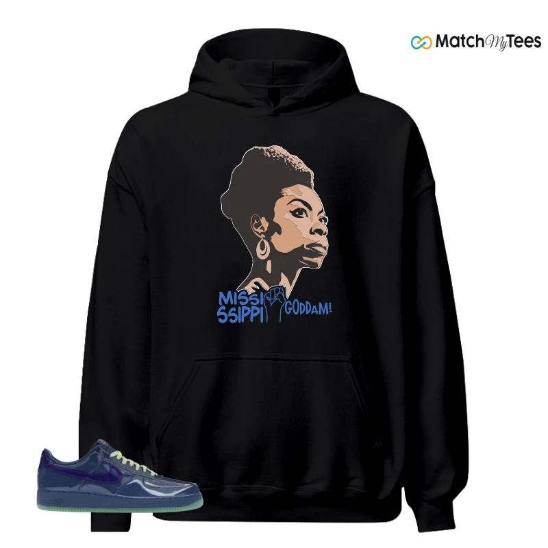 NIKE AIR FORCE 1 LOW PATENT LEATHER MYSTIC NAVY GRAPE ICE SNEAKER Matching Tees hoodie
