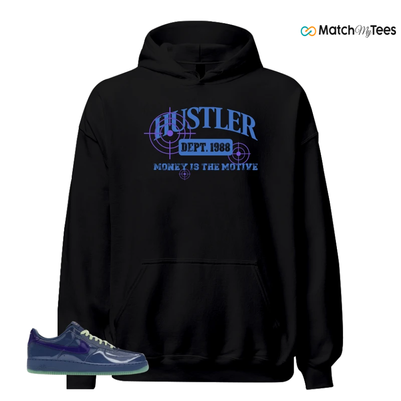 NIKE AIR FORCE 1 LOW PATENT LEATHER MYSTIC NAVY GRAPE ICE SNEAKER Matching Tees hoodie