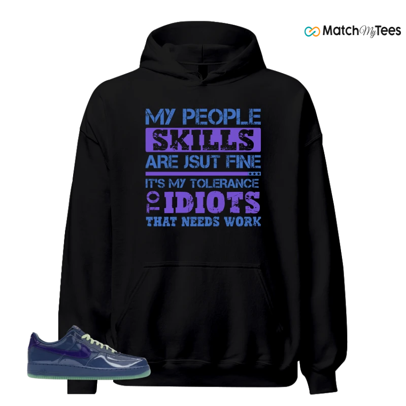 NIKE AIR FORCE 1 LOW PATENT LEATHER MYSTIC NAVY GRAPE ICE SNEAKER Matching Tees hoodie