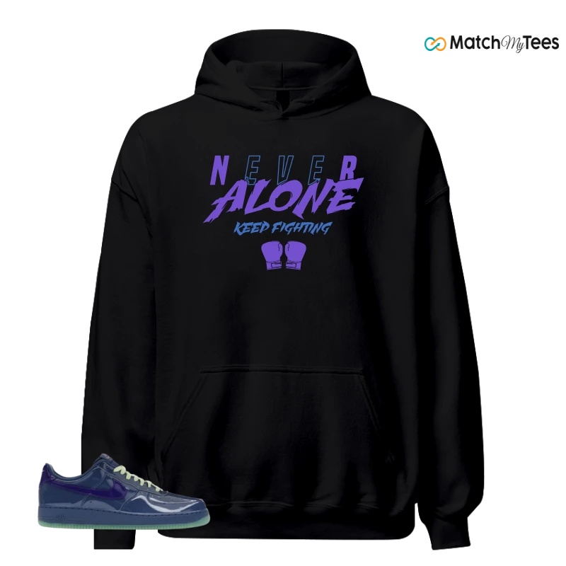 NIKE AIR FORCE 1 LOW PATENT LEATHER MYSTIC NAVY GRAPE ICE SNEAKER Matching Tees hoodie