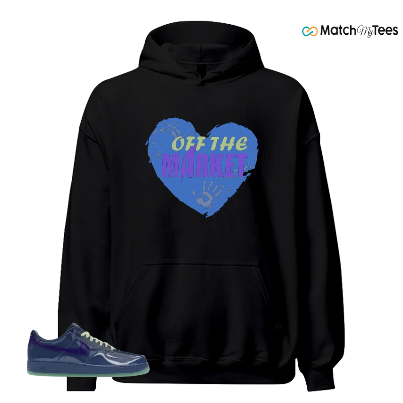 NIKE AIR FORCE 1 LOW PATENT LEATHER MYSTIC NAVY GRAPE ICE SNEAKER Matching Tees hoodie