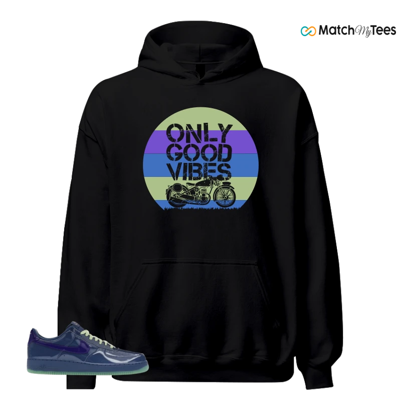 NIKE AIR FORCE 1 LOW PATENT LEATHER MYSTIC NAVY GRAPE ICE SNEAKER Matching Tees hoodie