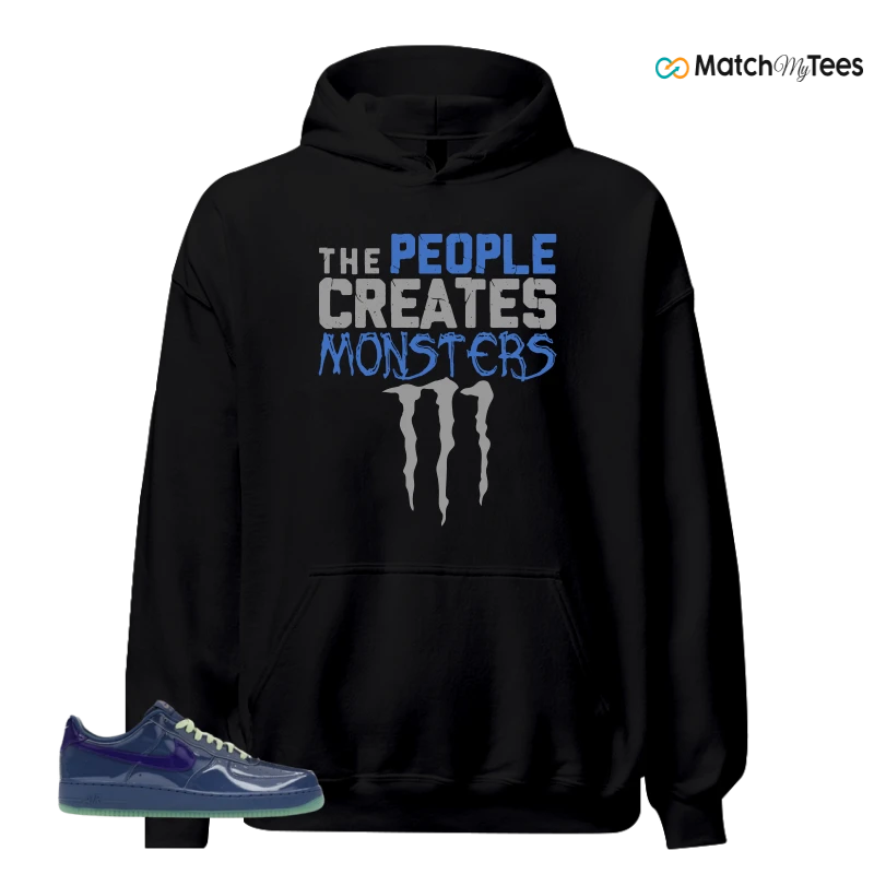 NIKE AIR FORCE 1 LOW PATENT LEATHER MYSTIC NAVY GRAPE ICE SNEAKER Matching Tees hoodie