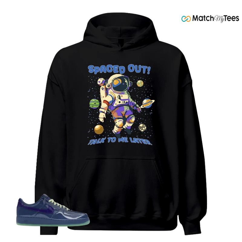 NIKE AIR FORCE 1 LOW PATENT LEATHER MYSTIC NAVY GRAPE ICE SNEAKER Matching Tees hoodie