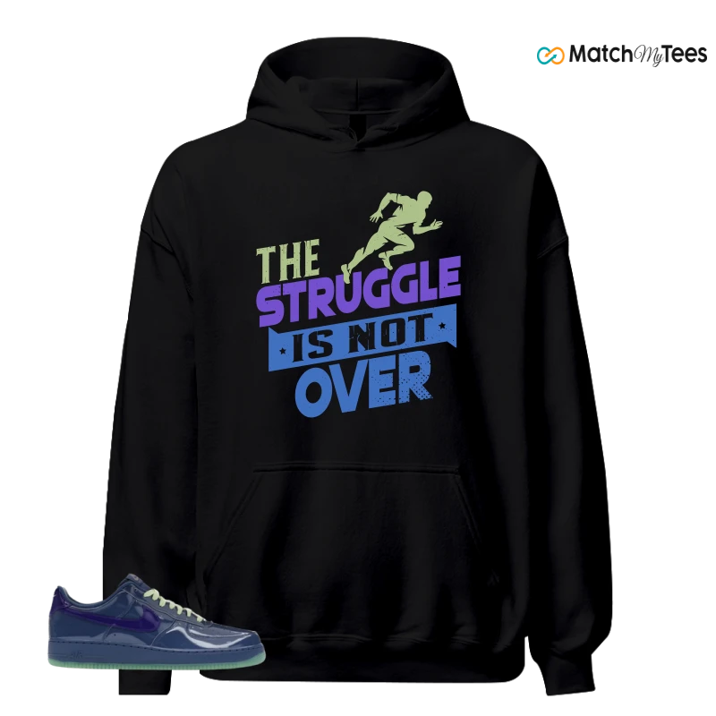 NIKE AIR FORCE 1 LOW PATENT LEATHER MYSTIC NAVY GRAPE ICE SNEAKER Matching Tees hoodie