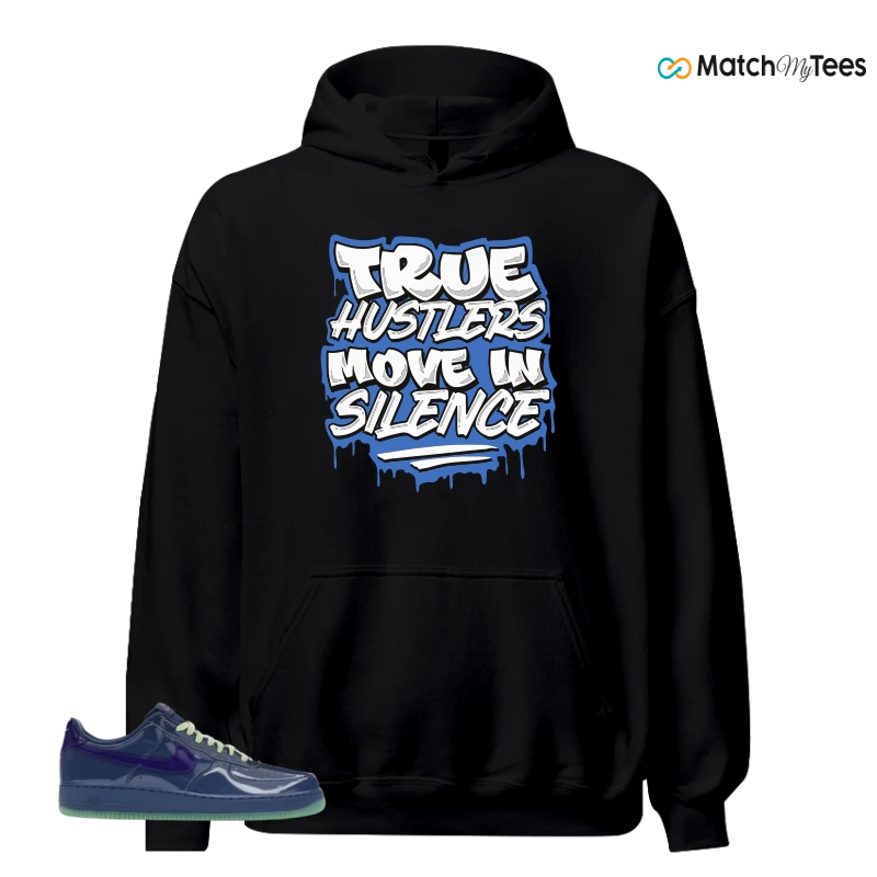 NIKE AIR FORCE 1 LOW PATENT LEATHER MYSTIC NAVY GRAPE ICE SNEAKER Matching Tees hoodie