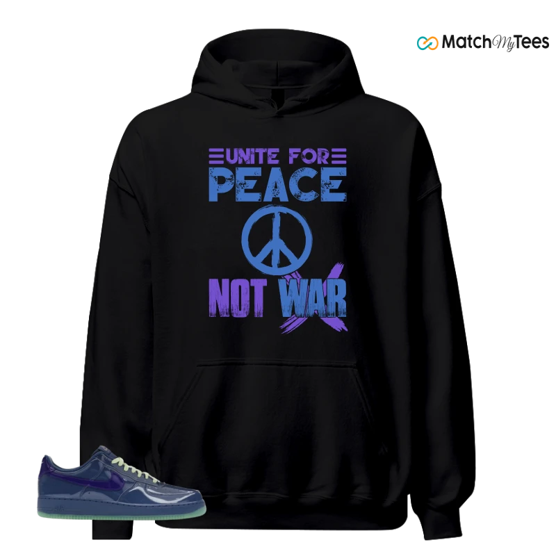 NIKE AIR FORCE 1 LOW PATENT LEATHER MYSTIC NAVY GRAPE ICE SNEAKER Matching Tees hoodie
