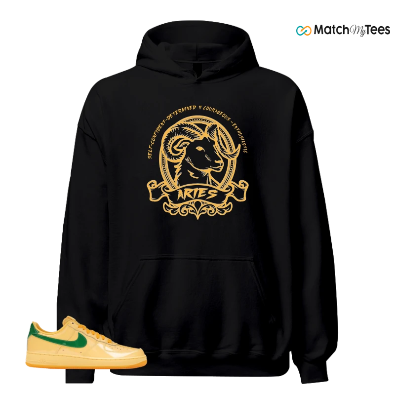 NIKE AIR FORCE 1 LOW PATENT LEATHER TOPAZ GOLD SNEAKER Matching Tees hoodie