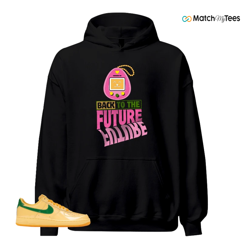 NIKE AIR FORCE 1 LOW PATENT LEATHER TOPAZ GOLD SNEAKER Matching Tees hoodie