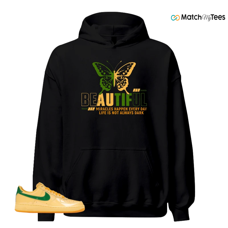 NIKE AIR FORCE 1 LOW PATENT LEATHER TOPAZ GOLD SNEAKER Matching Tees hoodie