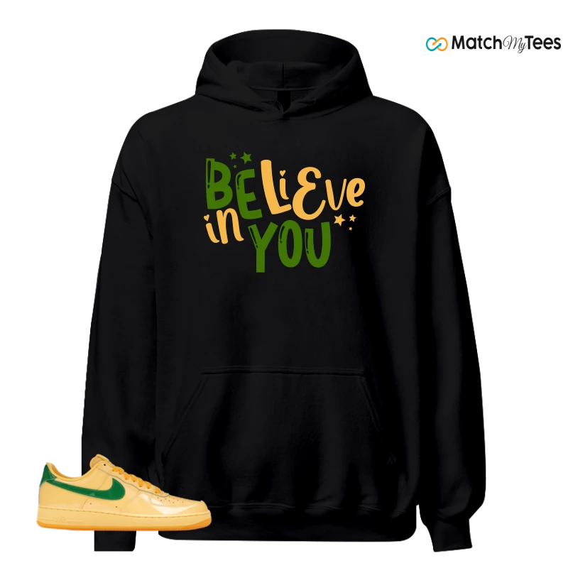 NIKE AIR FORCE 1 LOW PATENT LEATHER TOPAZ GOLD SNEAKER Matching Tees hoodie