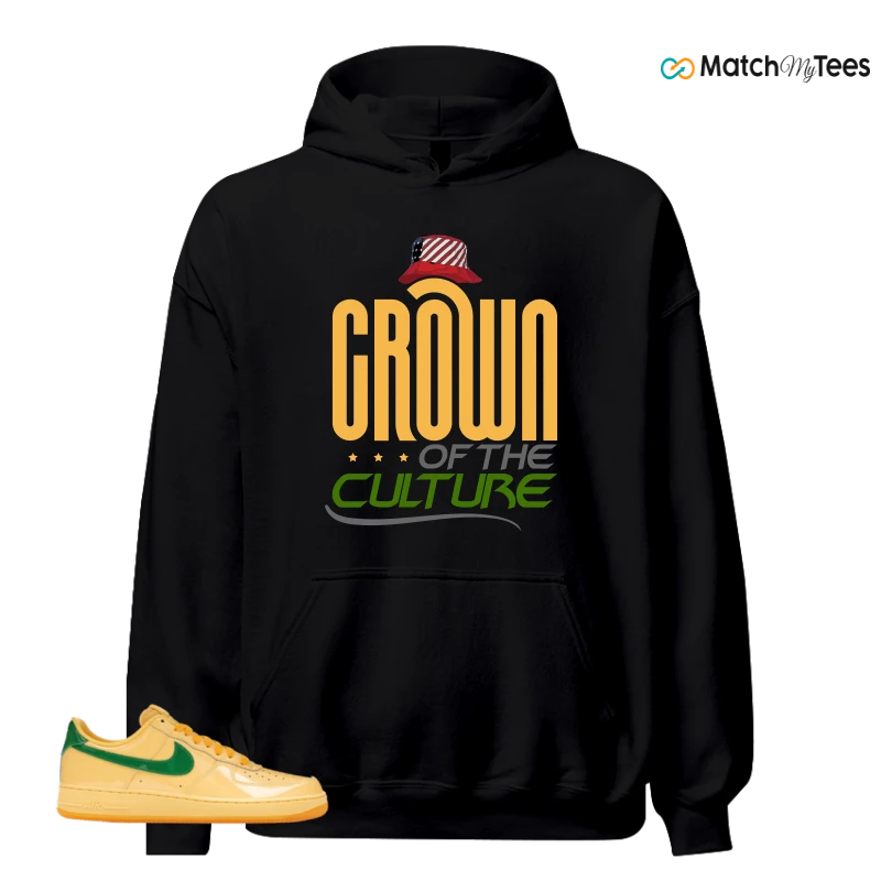 NIKE AIR FORCE 1 LOW PATENT LEATHER TOPAZ GOLD SNEAKER Matching Tees hoodie