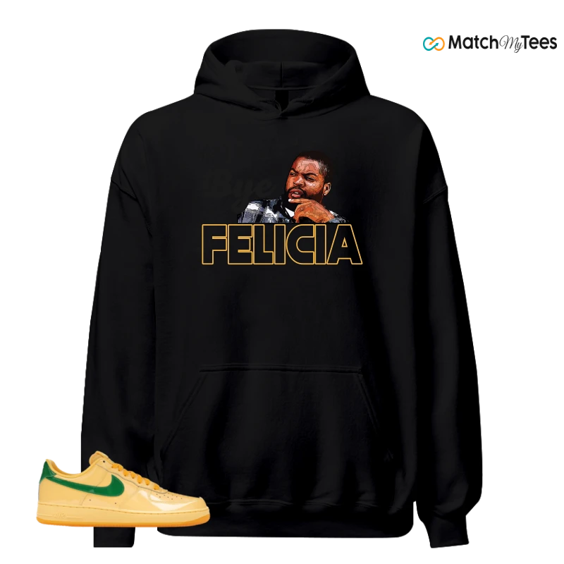 NIKE AIR FORCE 1 LOW PATENT LEATHER TOPAZ GOLD SNEAKER Matching Tees hoodie