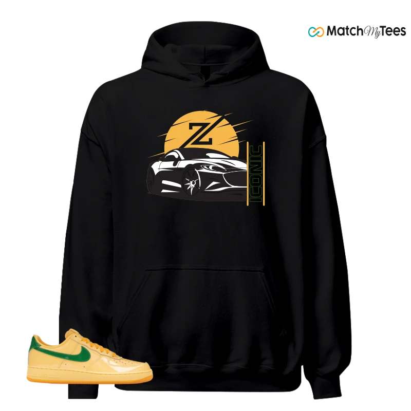 NIKE AIR FORCE 1 LOW PATENT LEATHER TOPAZ GOLD SNEAKER Matching Tees hoodie