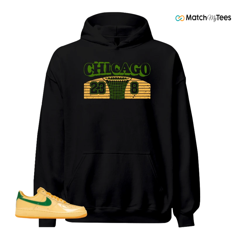 NIKE AIR FORCE 1 LOW PATENT LEATHER TOPAZ GOLD SNEAKER Matching Tees hoodie