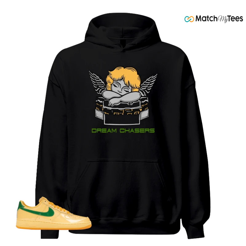 NIKE AIR FORCE 1 LOW PATENT LEATHER TOPAZ GOLD SNEAKER Matching Tees hoodie