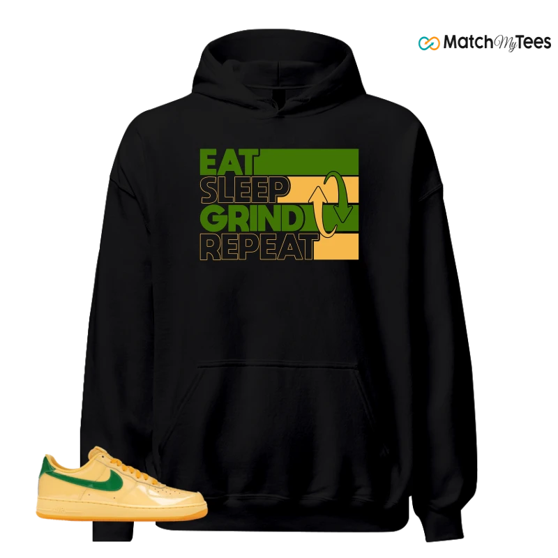 NIKE AIR FORCE 1 LOW PATENT LEATHER TOPAZ GOLD SNEAKER Matching Tees hoodie