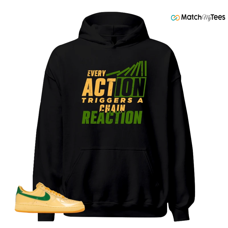 NIKE AIR FORCE 1 LOW PATENT LEATHER TOPAZ GOLD SNEAKER Matching Tees hoodie