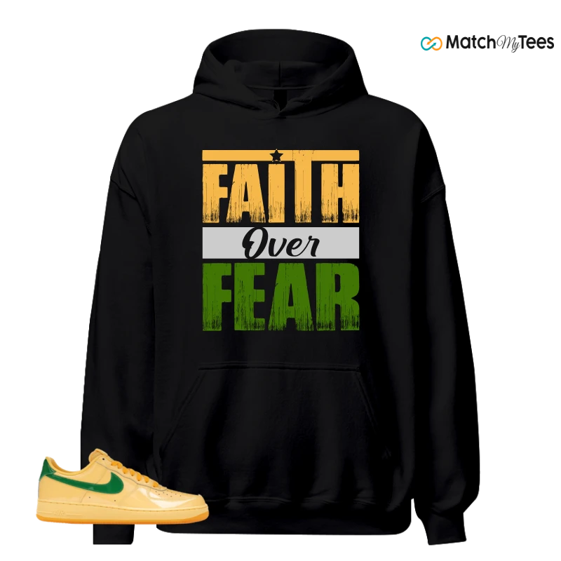 NIKE AIR FORCE 1 LOW PATENT LEATHER TOPAZ GOLD SNEAKER Matching Tees hoodie