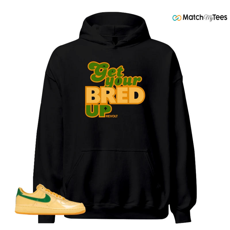 NIKE AIR FORCE 1 LOW PATENT LEATHER TOPAZ GOLD SNEAKER Matching Tees hoodie