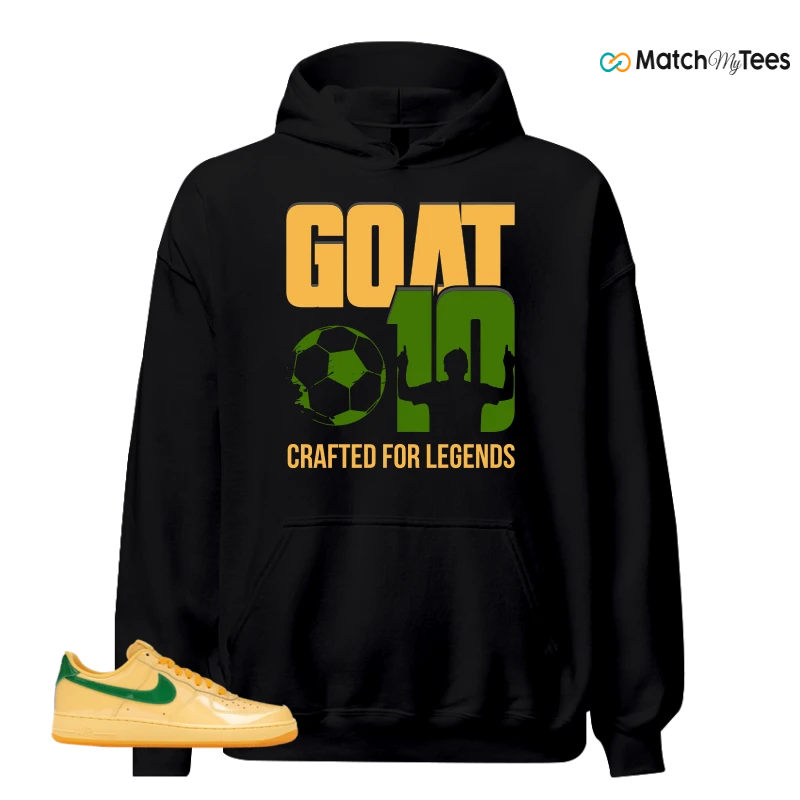 NIKE AIR FORCE 1 LOW PATENT LEATHER TOPAZ GOLD SNEAKER Matching Tees hoodie