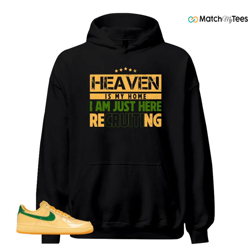 NIKE AIR FORCE 1 LOW PATENT LEATHER TOPAZ GOLD SNEAKER Matching Tees hoodie