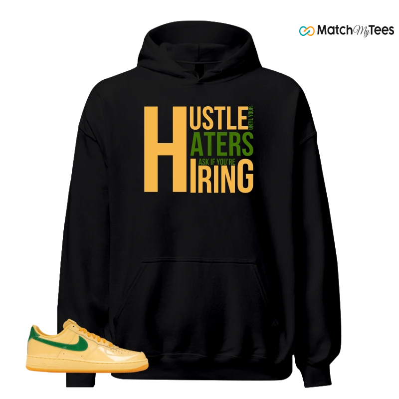 NIKE AIR FORCE 1 LOW PATENT LEATHER TOPAZ GOLD SNEAKER Matching Tees hoodie