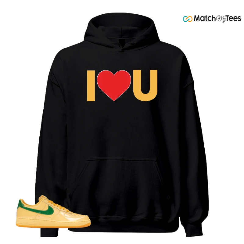 NIKE AIR FORCE 1 LOW PATENT LEATHER TOPAZ GOLD SNEAKER Matching Tees hoodie