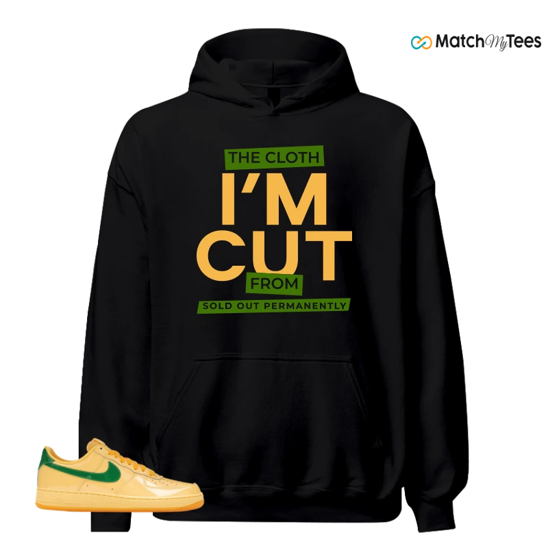 NIKE AIR FORCE 1 LOW PATENT LEATHER TOPAZ GOLD SNEAKER Matching Tees hoodie