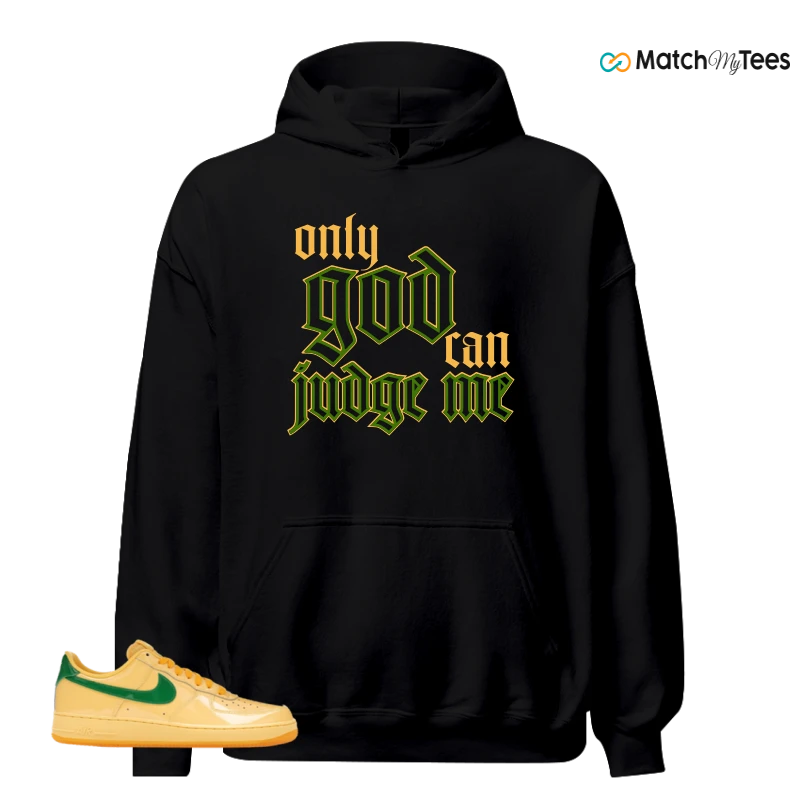 NIKE AIR FORCE 1 LOW PATENT LEATHER TOPAZ GOLD SNEAKER Matching Tees hoodie