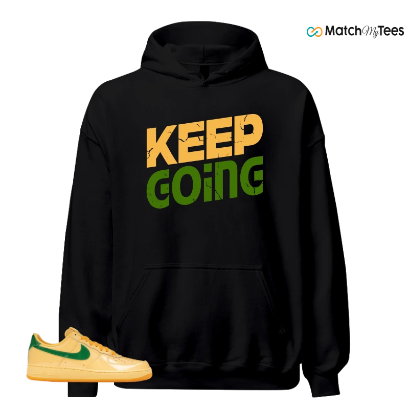 NIKE AIR FORCE 1 LOW PATENT LEATHER TOPAZ GOLD SNEAKER Matching Tees hoodie