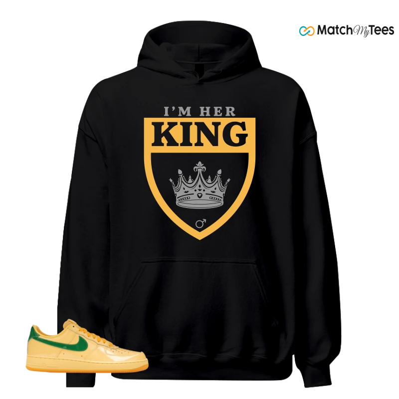 NIKE AIR FORCE 1 LOW PATENT LEATHER TOPAZ GOLD SNEAKER Matching Tees hoodie