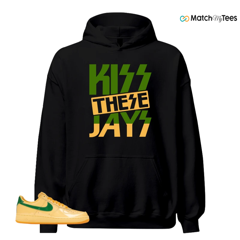 NIKE AIR FORCE 1 LOW PATENT LEATHER TOPAZ GOLD SNEAKER Matching Tees hoodie