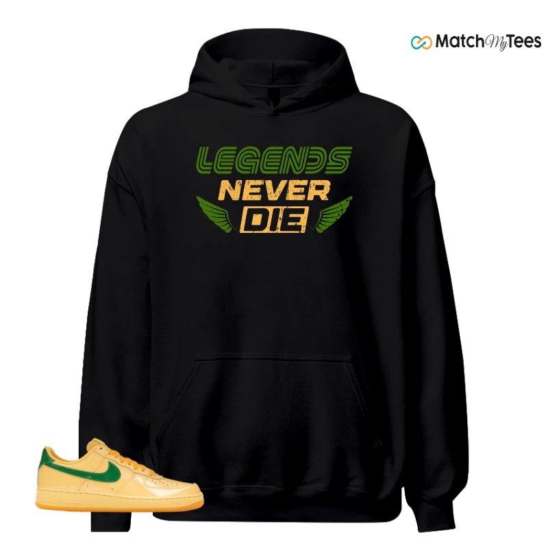 NIKE AIR FORCE 1 LOW PATENT LEATHER TOPAZ GOLD SNEAKER Matching Tees hoodie