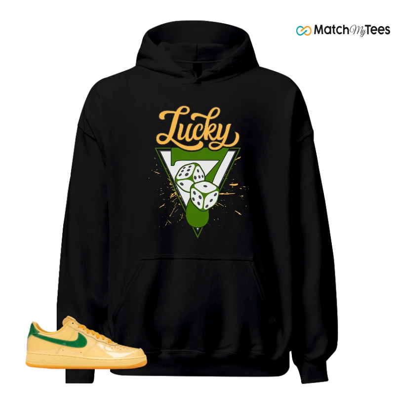 NIKE AIR FORCE 1 LOW PATENT LEATHER TOPAZ GOLD SNEAKER Matching Tees hoodie