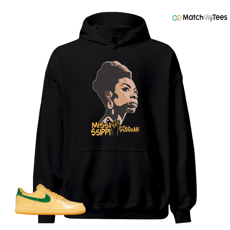 NIKE AIR FORCE 1 LOW PATENT LEATHER TOPAZ GOLD SNEAKER Matching Tees hoodie