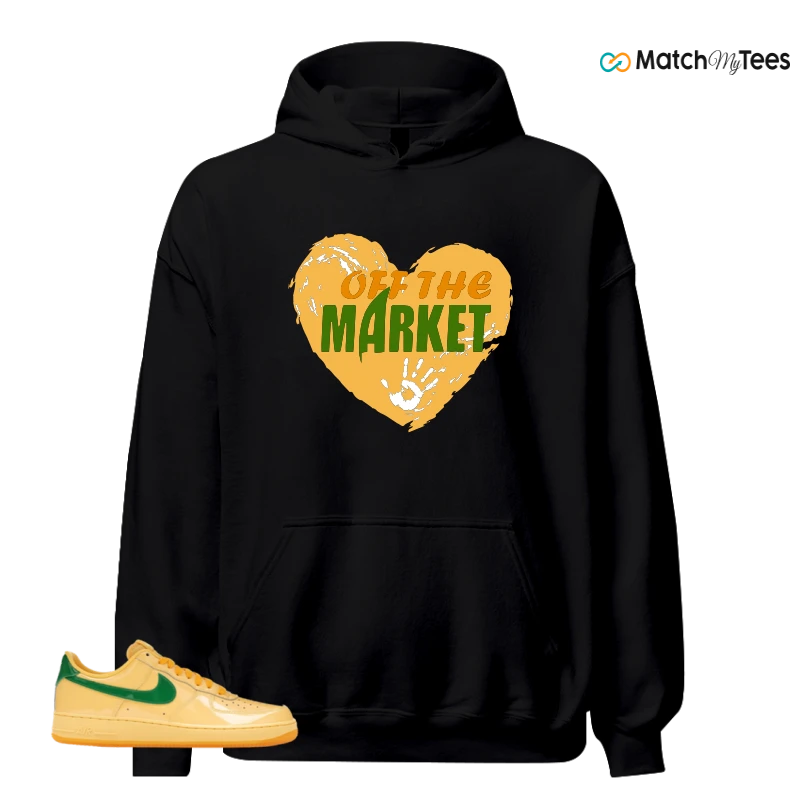 NIKE AIR FORCE 1 LOW PATENT LEATHER TOPAZ GOLD SNEAKER Matching Tees hoodie