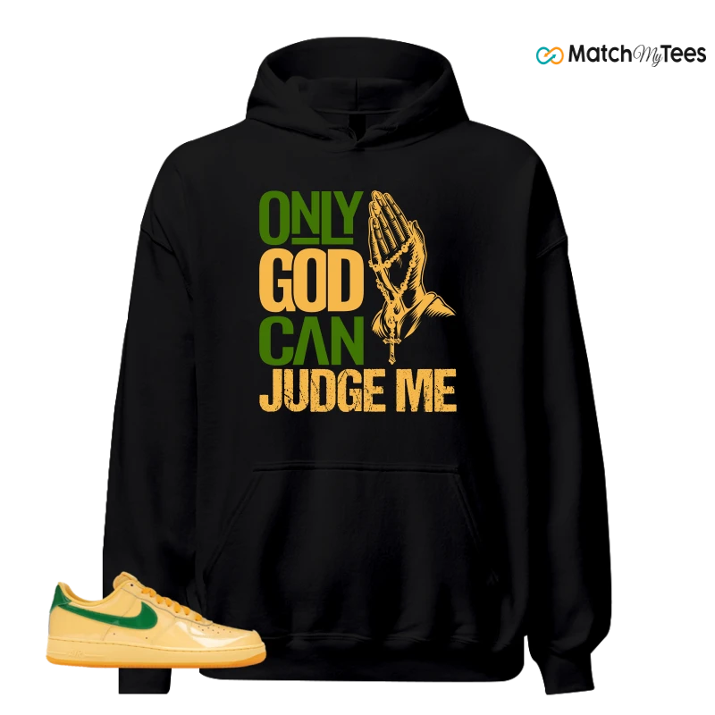 NIKE AIR FORCE 1 LOW PATENT LEATHER TOPAZ GOLD SNEAKER Matching Tees hoodie