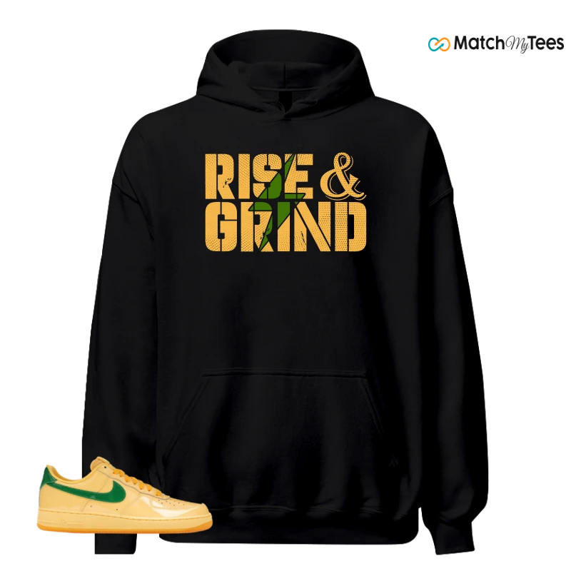 NIKE AIR FORCE 1 LOW PATENT LEATHER TOPAZ GOLD SNEAKER Matching Tees hoodie