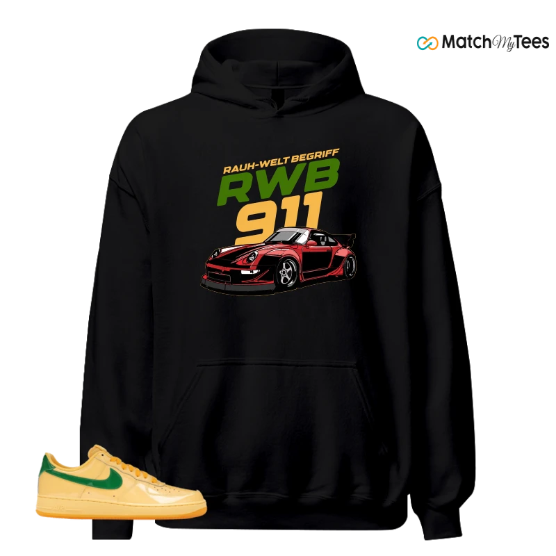 NIKE AIR FORCE 1 LOW PATENT LEATHER TOPAZ GOLD SNEAKER Matching Tees hoodie