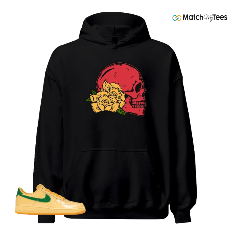 NIKE AIR FORCE 1 LOW PATENT LEATHER TOPAZ GOLD SNEAKER Matching Tees hoodie