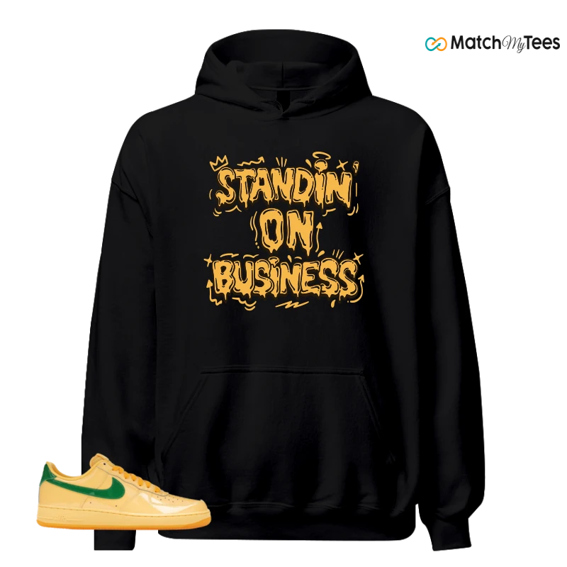 NIKE AIR FORCE 1 LOW PATENT LEATHER TOPAZ GOLD SNEAKER Matching Tees hoodie