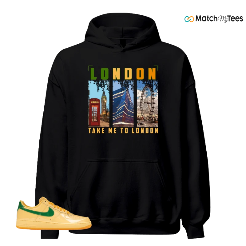 NIKE AIR FORCE 1 LOW PATENT LEATHER TOPAZ GOLD SNEAKER Matching Tees hoodie