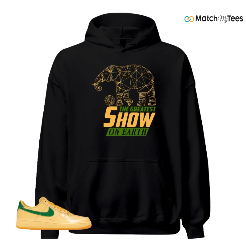 NIKE AIR FORCE 1 LOW PATENT LEATHER TOPAZ GOLD SNEAKER Matching Tees hoodie