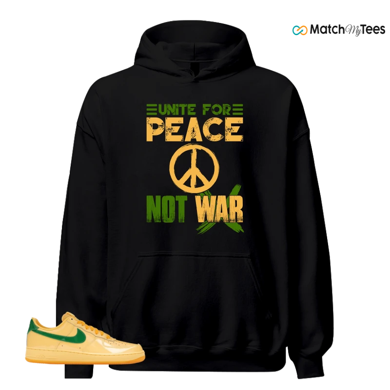 NIKE AIR FORCE 1 LOW PATENT LEATHER TOPAZ GOLD SNEAKER Matching Tees hoodie