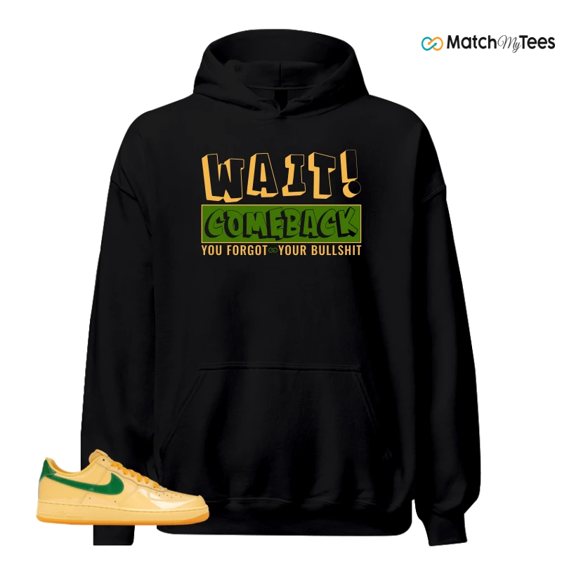 NIKE AIR FORCE 1 LOW PATENT LEATHER TOPAZ GOLD SNEAKER Matching Tees hoodie
